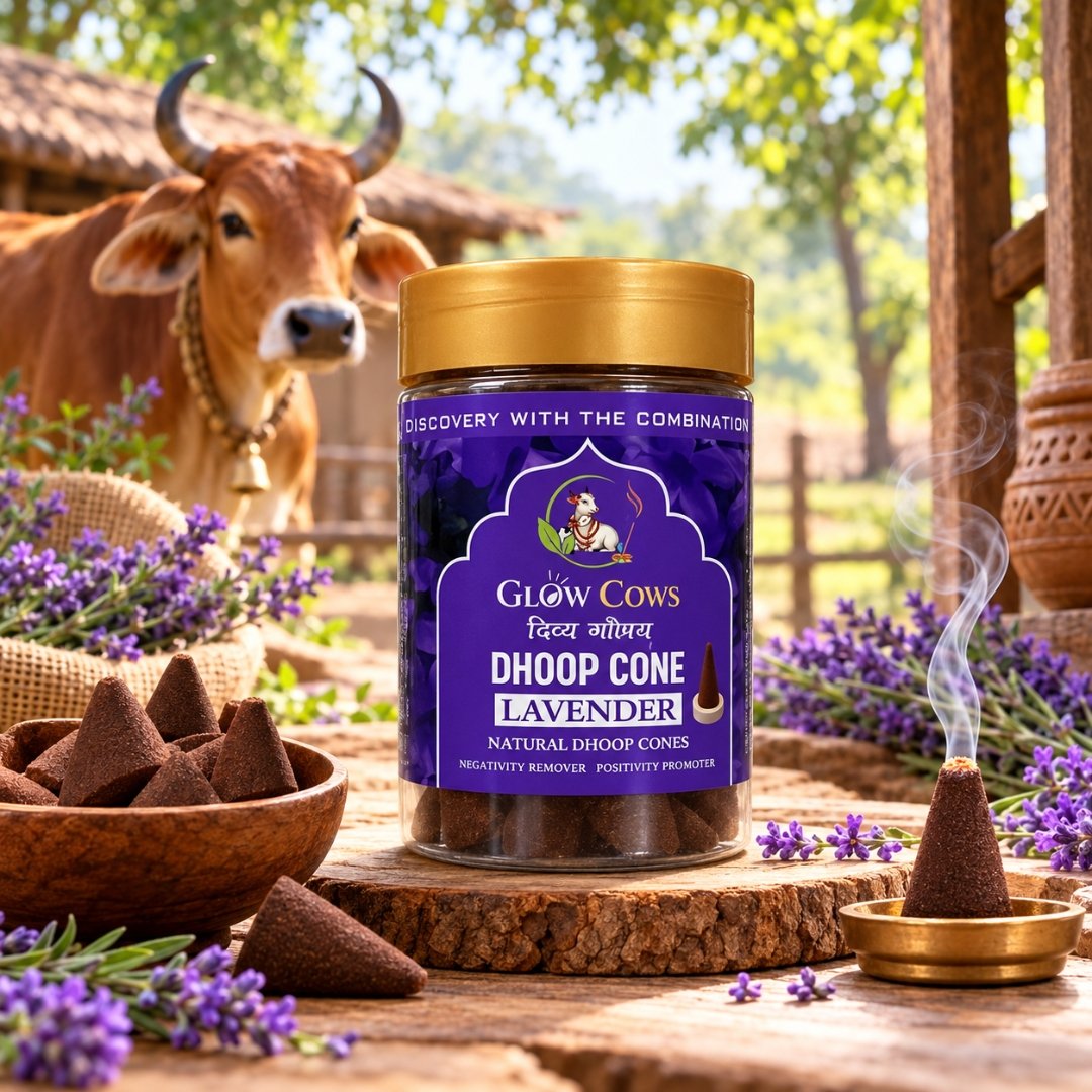 Lavender Dhoop Cone
